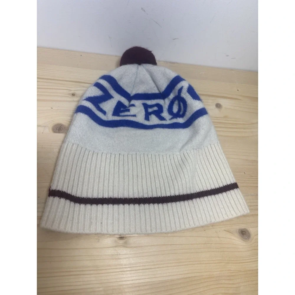 Cole Haan Mens‎ ZERO GRAND Knit Beanie One Size Soft Cashmere Wool Pom Hat FF14